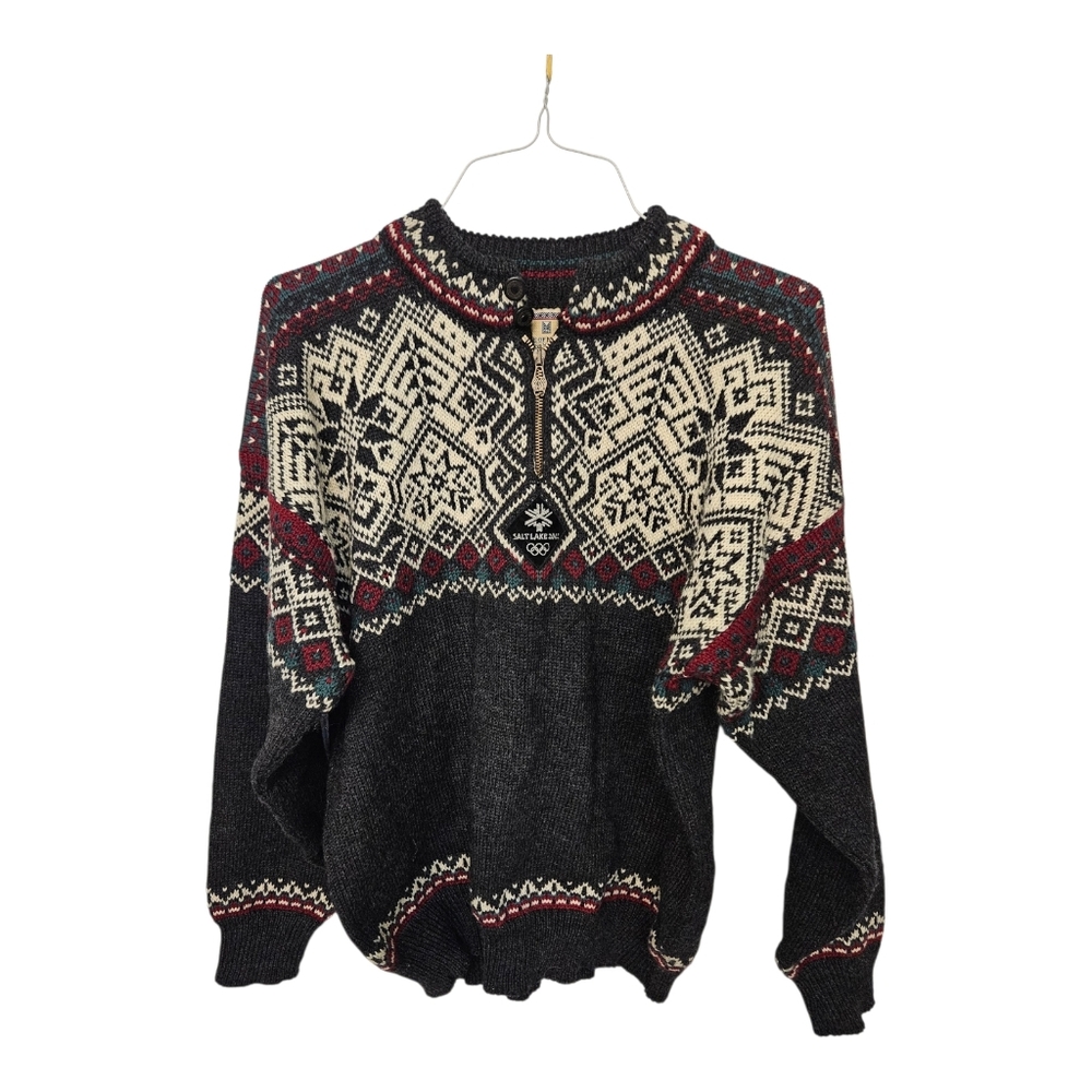 Dale Of Norway Size Large 100% Wool Vintage 2002 Salt Lake City Olympics Sweater